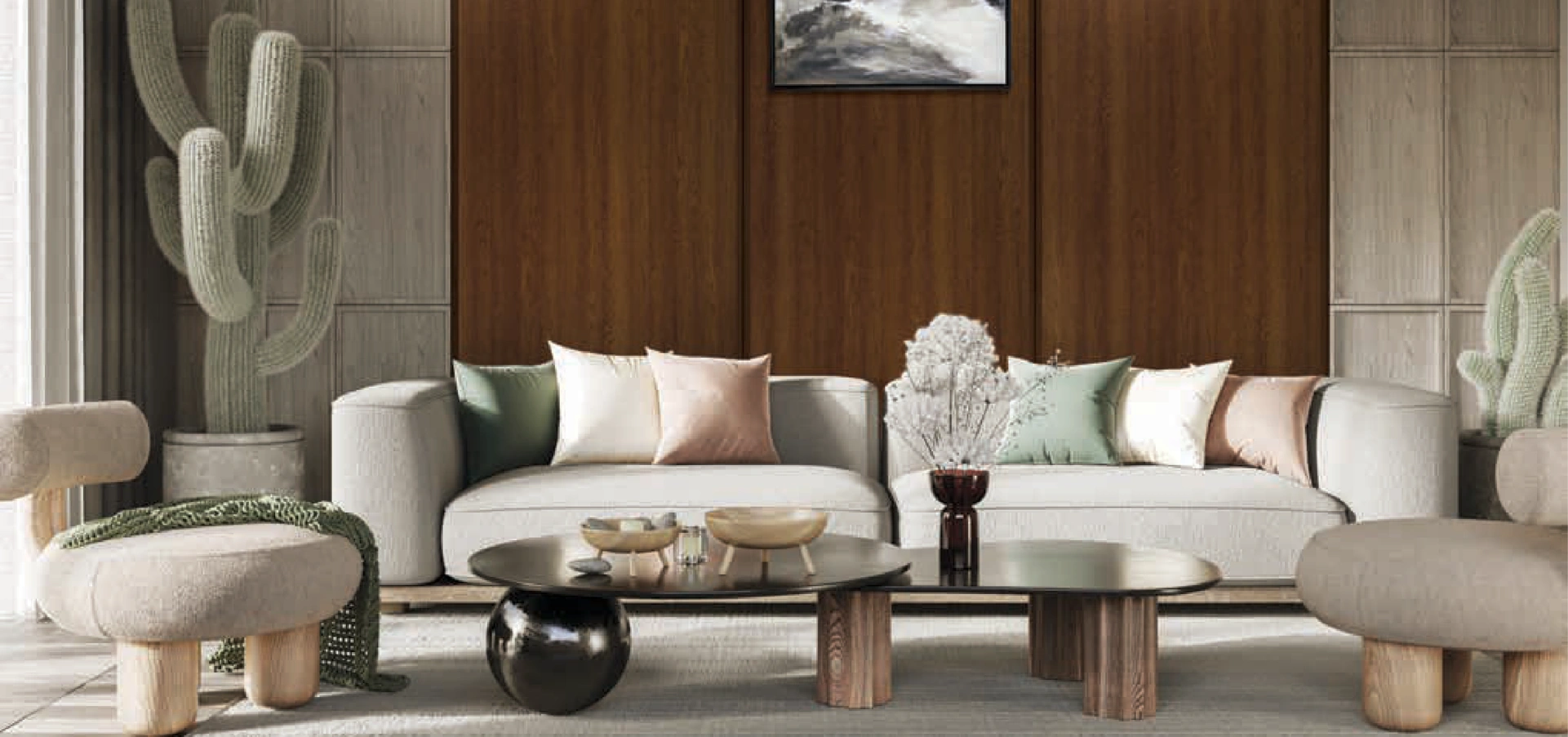 Laminates showcasing a sleek and contemporary finish, perfect for enhancing modern interior designs with durability and style.