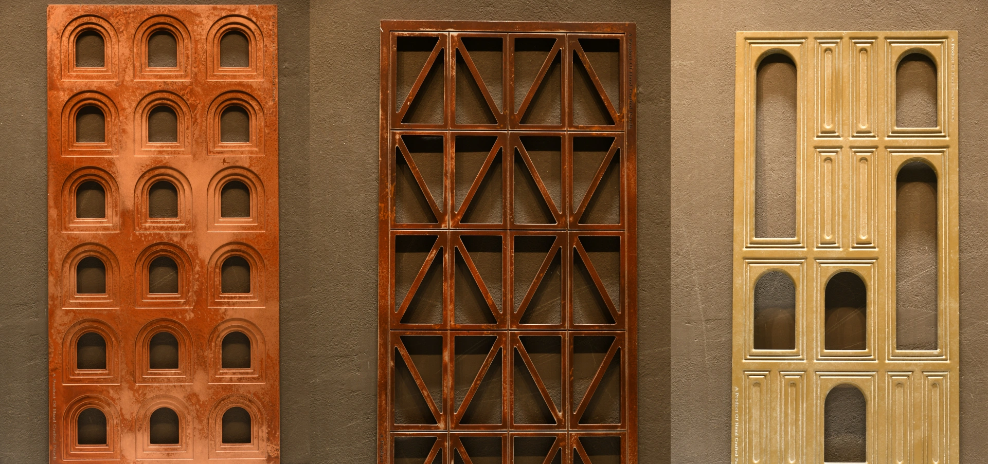 Jalli Handcrafted Panel, featuring intricate, artisanal patterns that add a unique and textured look to modern interiors.